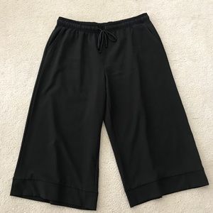 Wide leg dressy capri